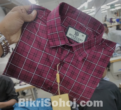 Cotton full Sleeve Check Shirt